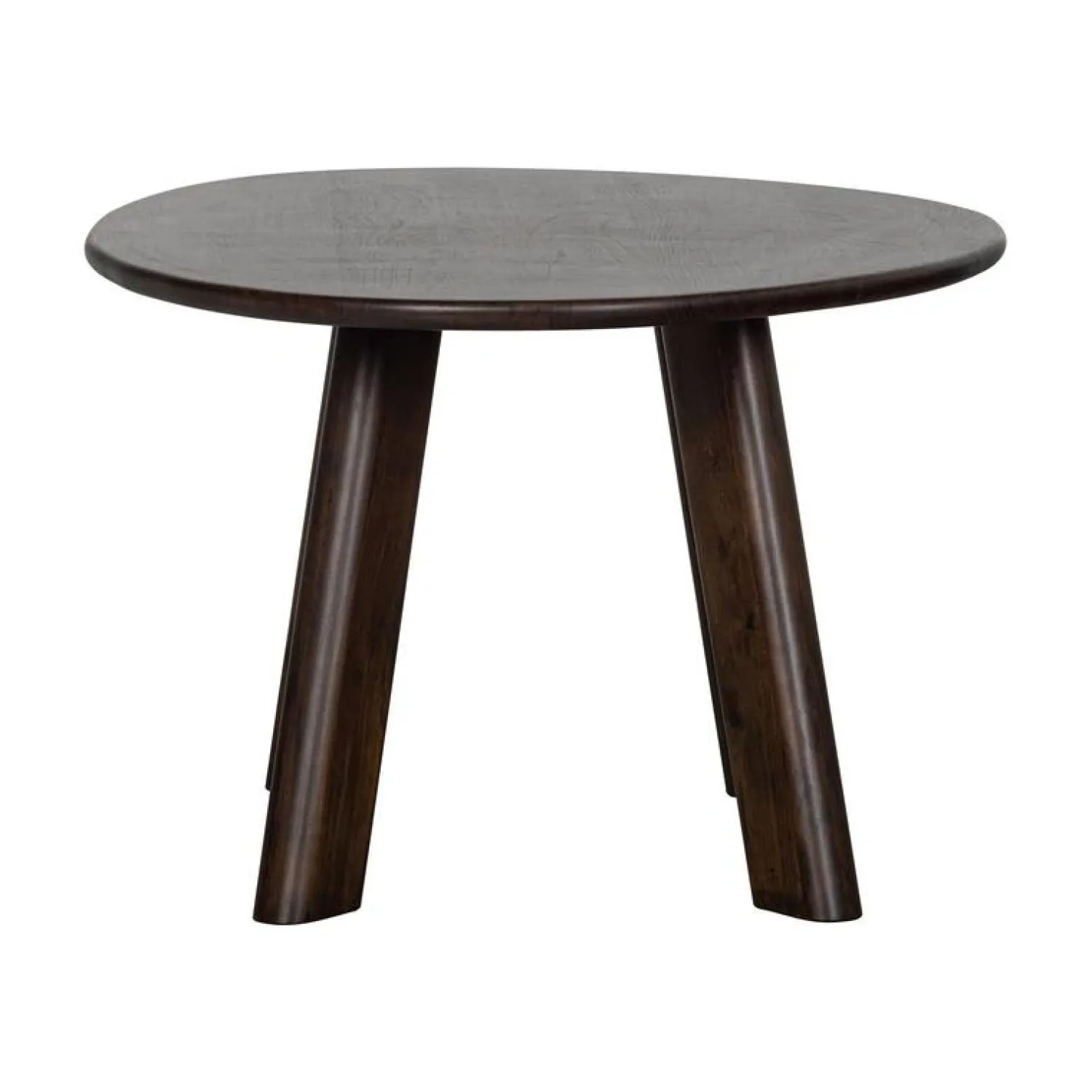 WOOOD Eettafels|Roundly Eettafel organisch Mangohout Walnoot 160cm