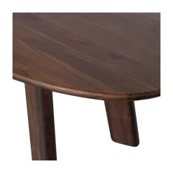 WOOOD Eettafels|Roundly Eettafel organisch Mangohout Walnoot 200cm