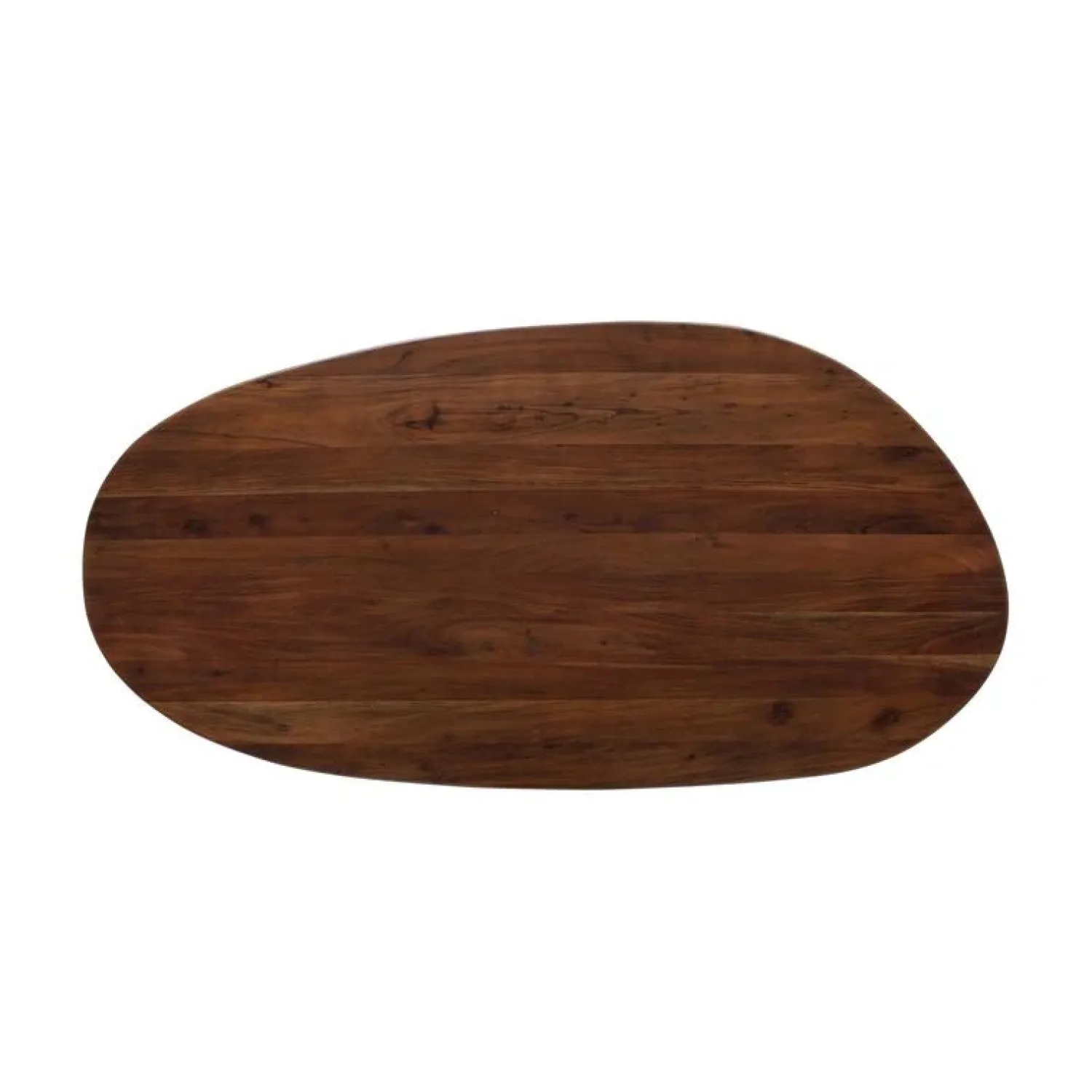 WOOOD Eettafels|Roundly Eettafel organisch Mangohout Walnoot 200cm