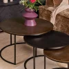Furndea Salontafels|Roxa salontafel set van aluminium 2 kleuren