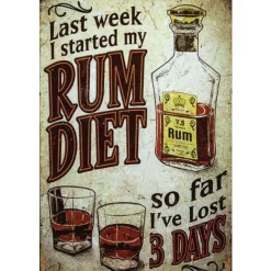 Cavetown Metalen Borden|Rum Diet - metalen bord