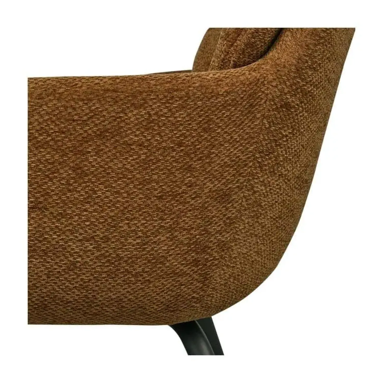 WOOOD Eetkamerstoelen|Runa Eetkamerstoel Chenille Karamel