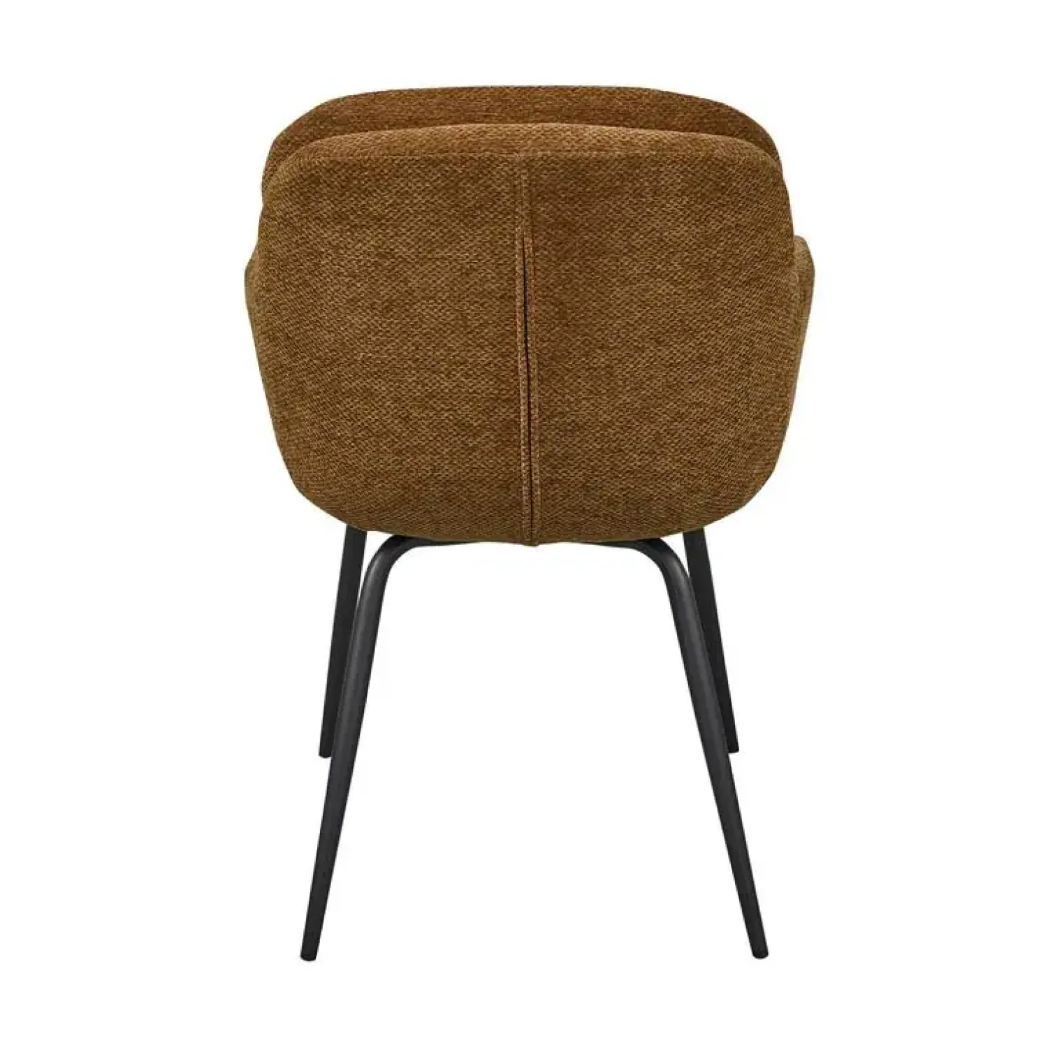WOOOD Eetkamerstoelen|Runa Eetkamerstoel Chenille Karamel