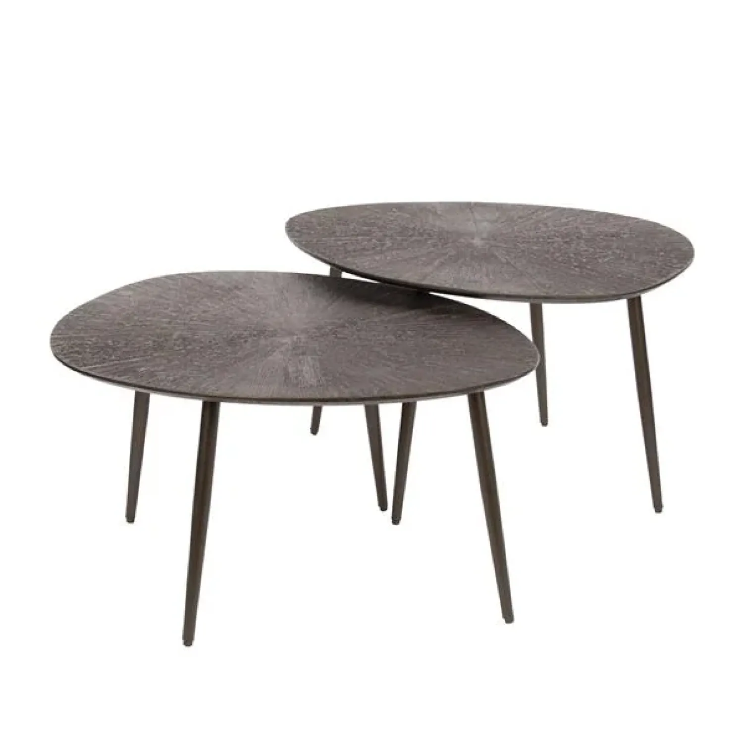 Kalfort Salontafels|Russell Salontafel set van 2 organisch Brons