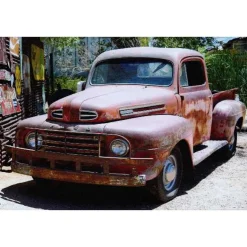 Cavetown Metalen Borden|Rusty Truck - metalen bord