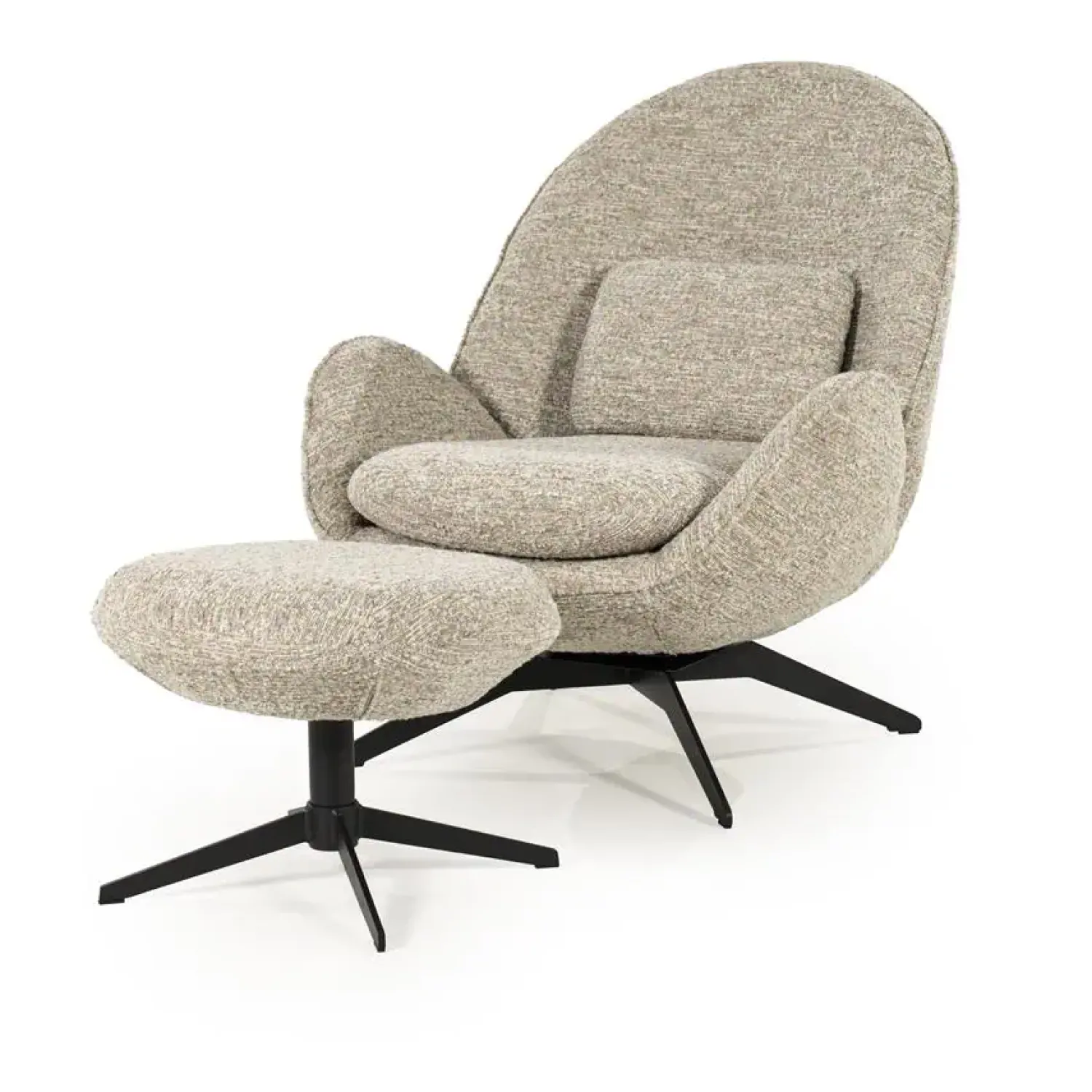 Eleonora Fauteuils|Ryan Fauteuil Taupe stof