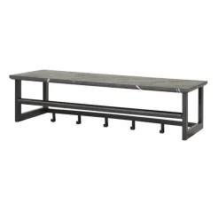 Kalfort Kapstokken|Sabina Kapstok 6 haaks zwart 80cm