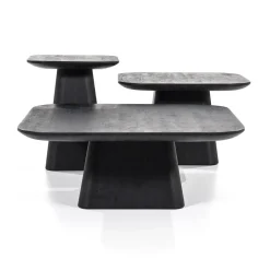 Eleonora Salontafels|Salontafel Aron vierkant 80×80 zwart