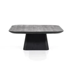 Eleonora Salontafels|Salontafel Aron vierkant 80×80 zwart