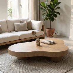 Eleonora Salontafels|Salontafel Bobbie lichtbruin 150cm