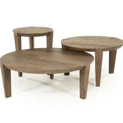 Eleonora Salontafels|Salontafel Davina large mangohout 80cm