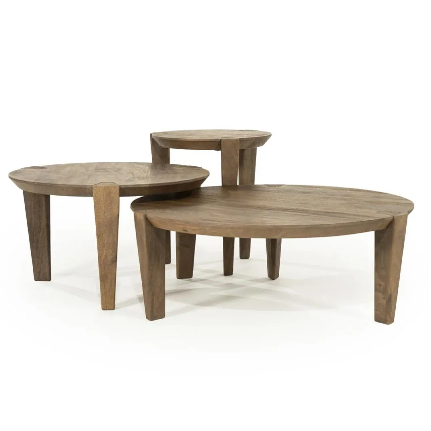 Eleonora Salontafels|Salontafel Davina small mangohout 60cm