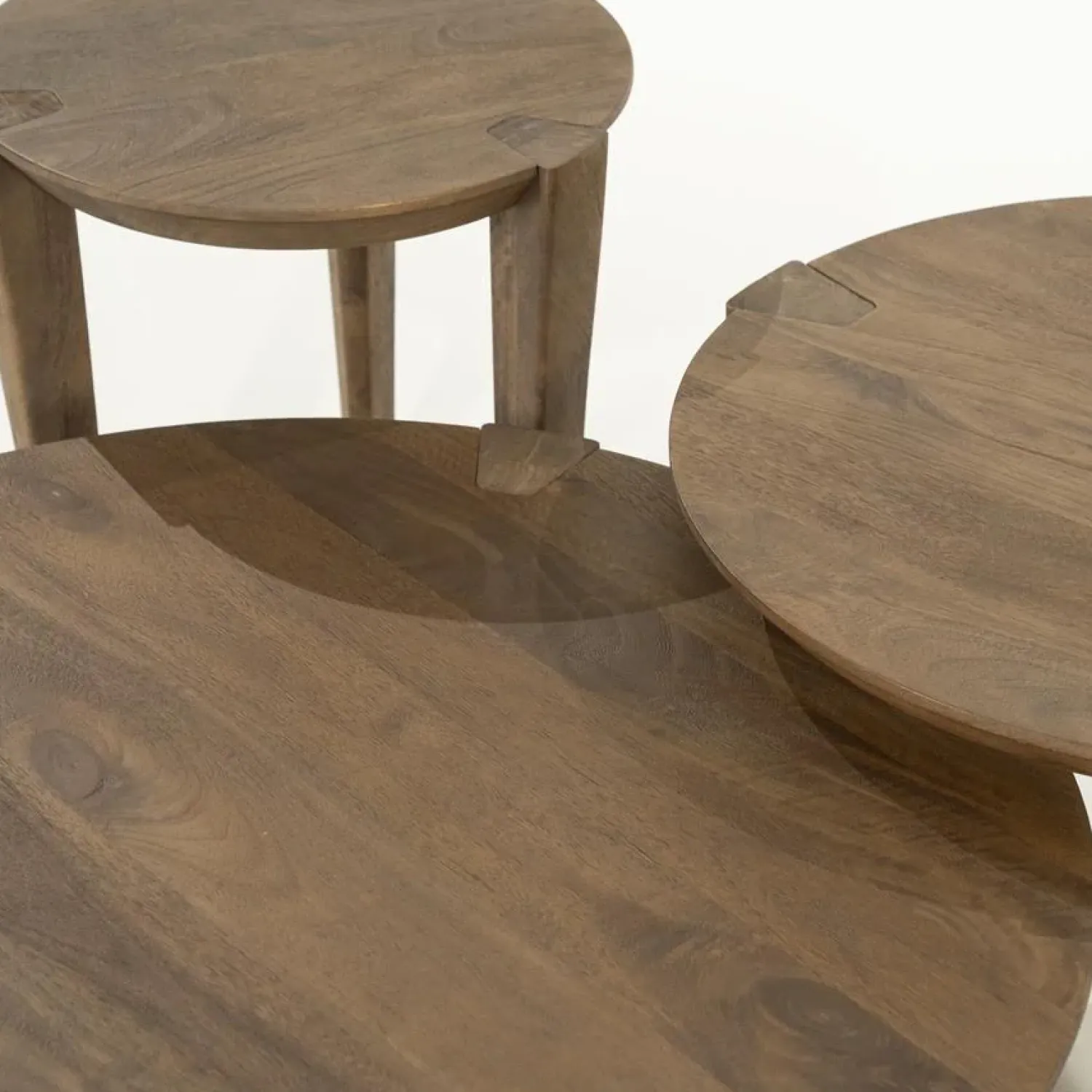 Eleonora Salontafels|Salontafel Davina small mangohout 60cm