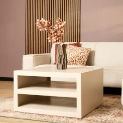Furndea Salontafels|Salontafel Dortmund mangohout zand 80cm