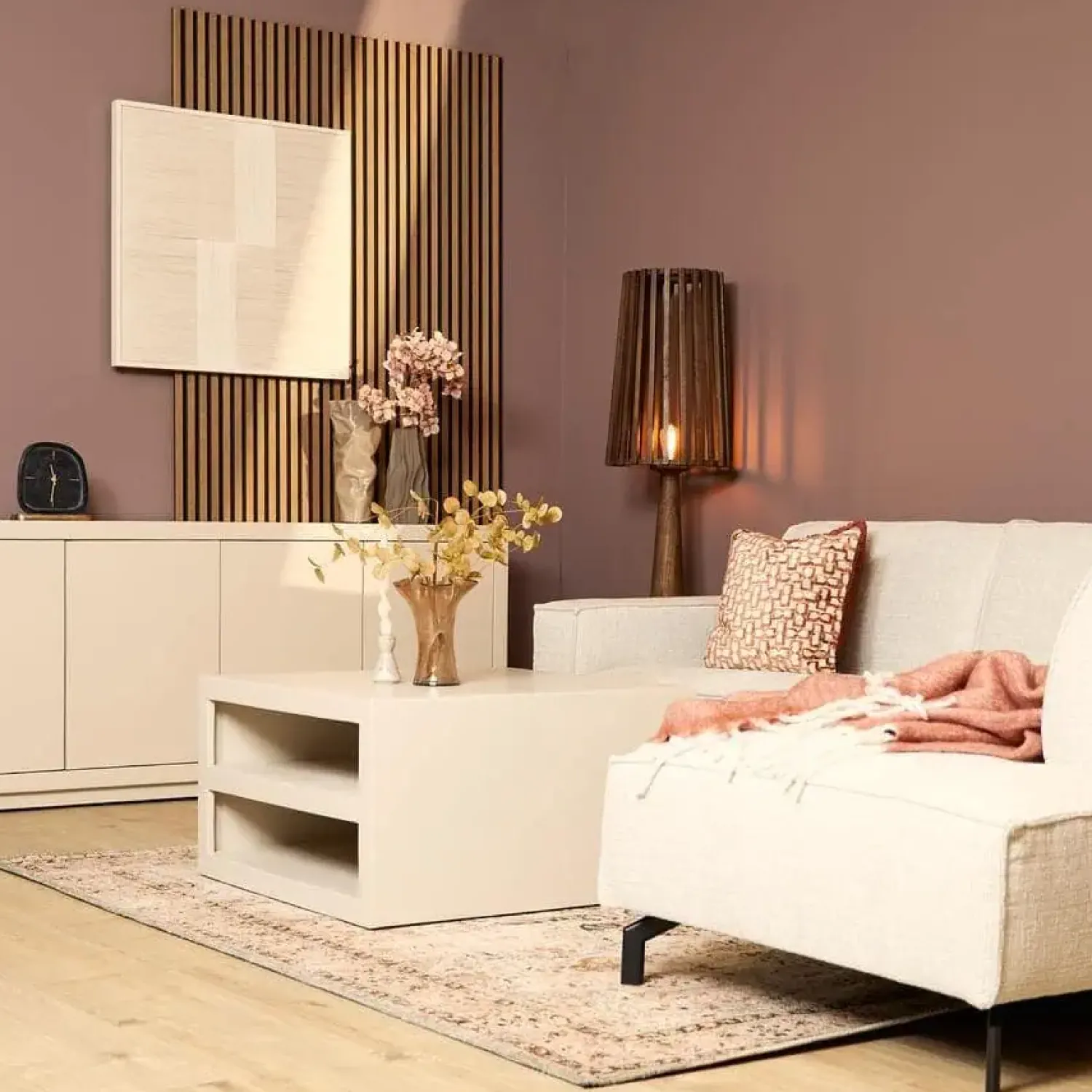 Furndea Salontafels|Salontafel Dortmund mangohout zand 80cm