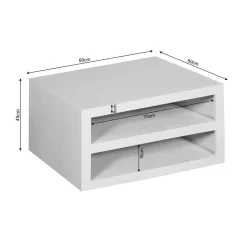 Furndea Salontafels|Salontafel Dortmund Walnoot 80cm
