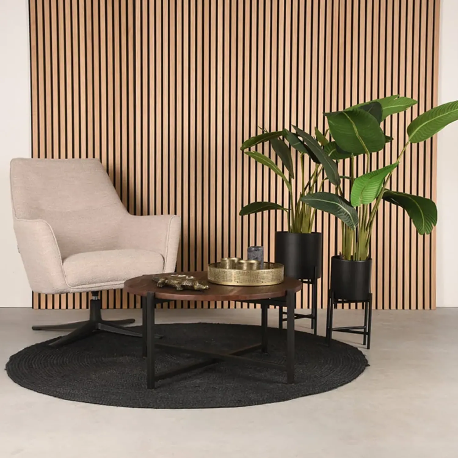 Label51 Salontafels|Salontafel Dox Espresso Hout 70cm