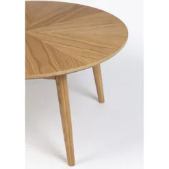 NORI Living Salontafels|Salontafel Fabio Rond Eikenhout 80cm