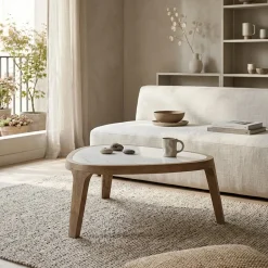 Eleonora Salontafels|Salontafel Fred large mangohout 64cm