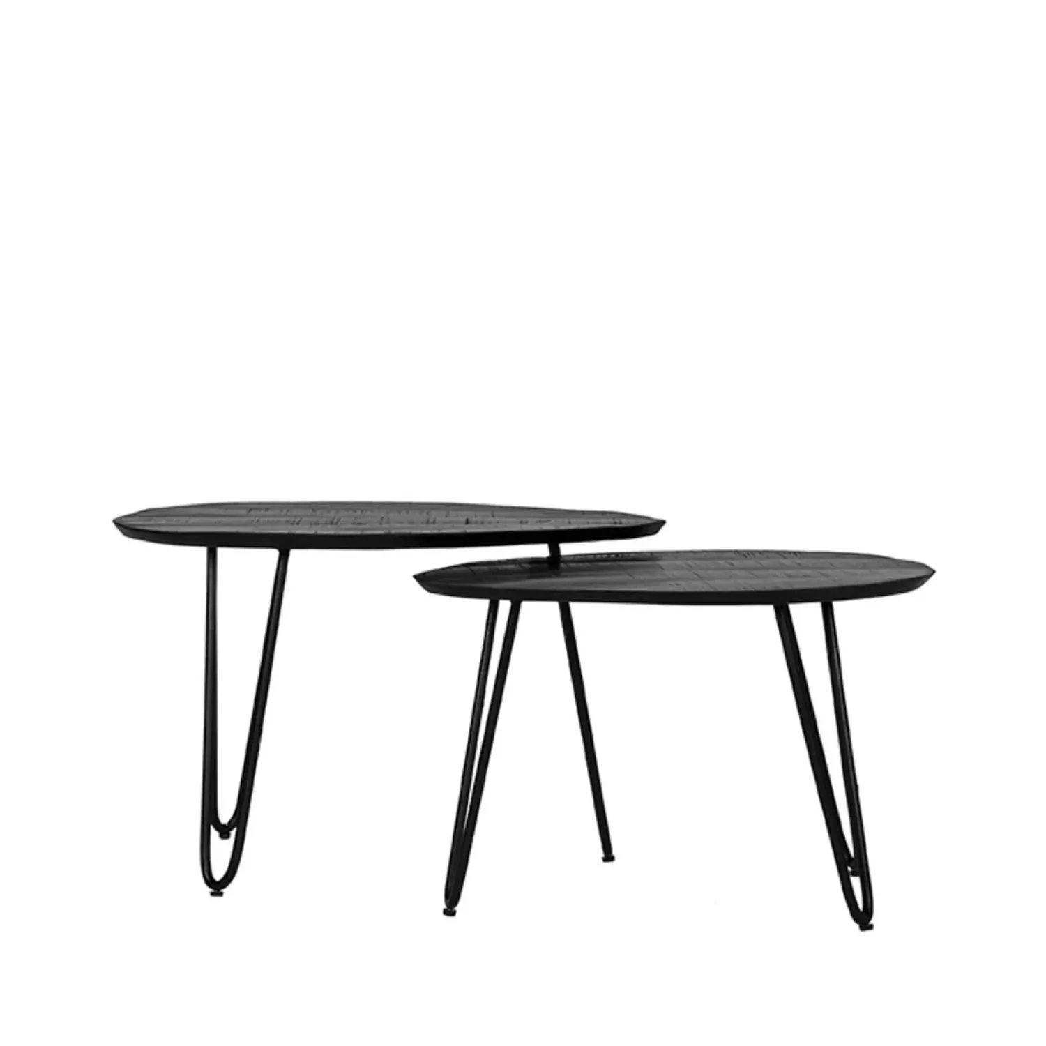 Label51 Salontafels|Salontafel Frisk Zwart Mangohout 68cm