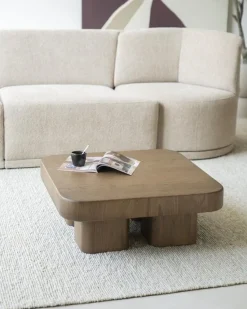 Eleonora Salontafels|Salontafel Harmonie Bruin 80cm