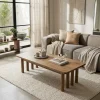 Eleonora Salontafels|Salontafel Jake bruin eikenhout 120cm