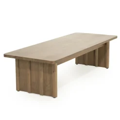 Eleonora Salontafels|Salontafel Jake bruin eikenhout 120cm