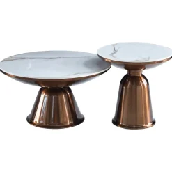 Furndea Salontafels|Salontafel Janice Set van 2 Marmer