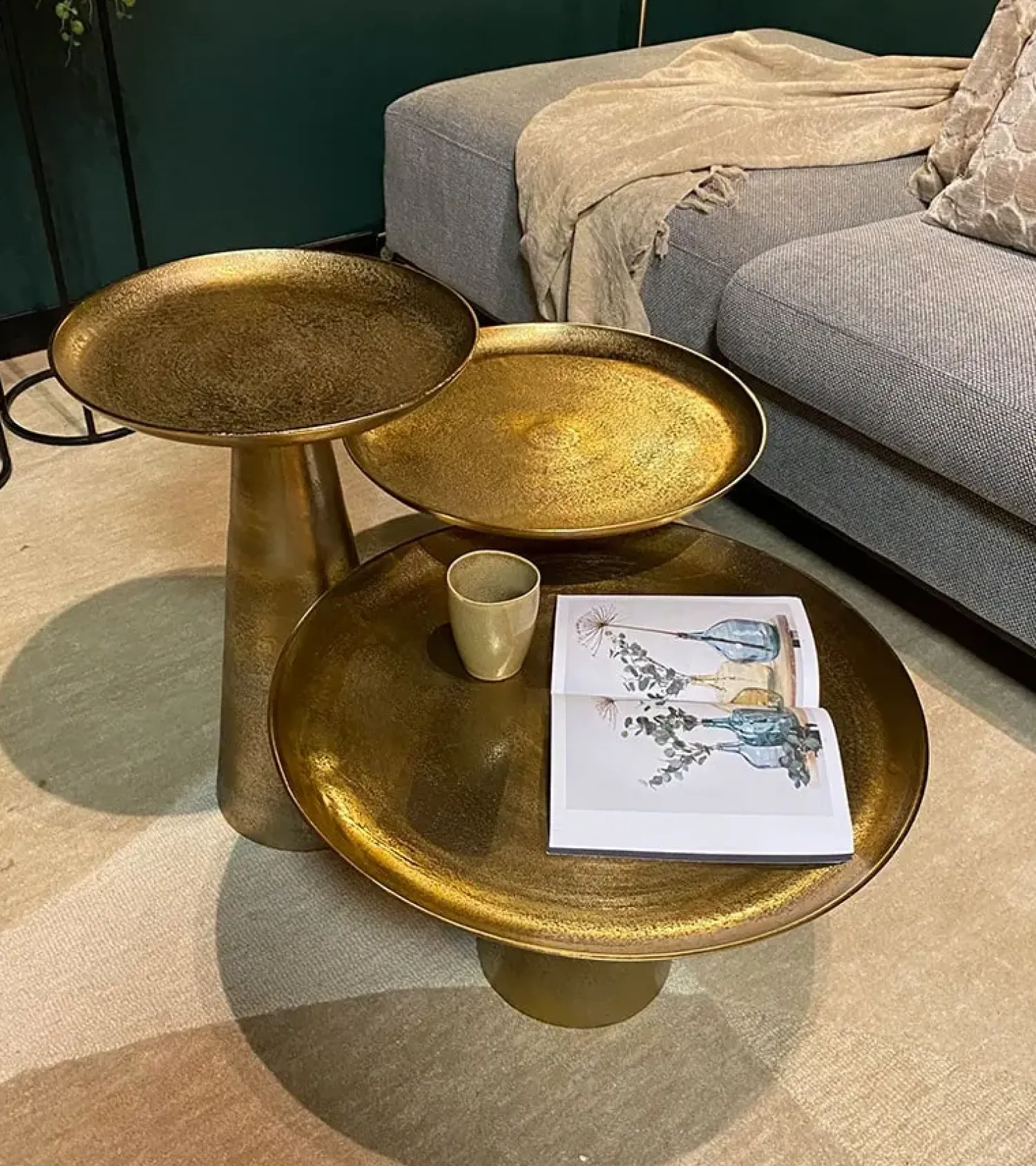 Furndea Salontafels|Bijzettafels|Salontafel Lavet Medium Goud