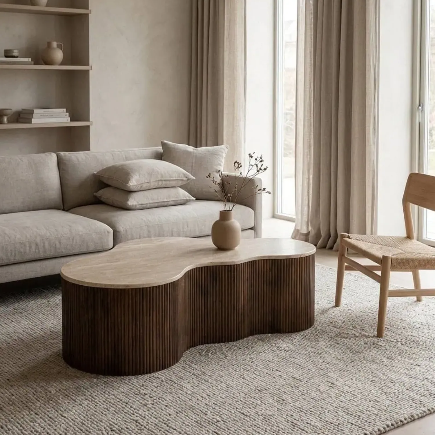 Eleonora Salontafels|Salontafel Mari bruin 129cm