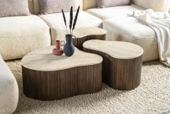 Eleonora Salontafels|Salontafel Mari 83x72x34 bruin