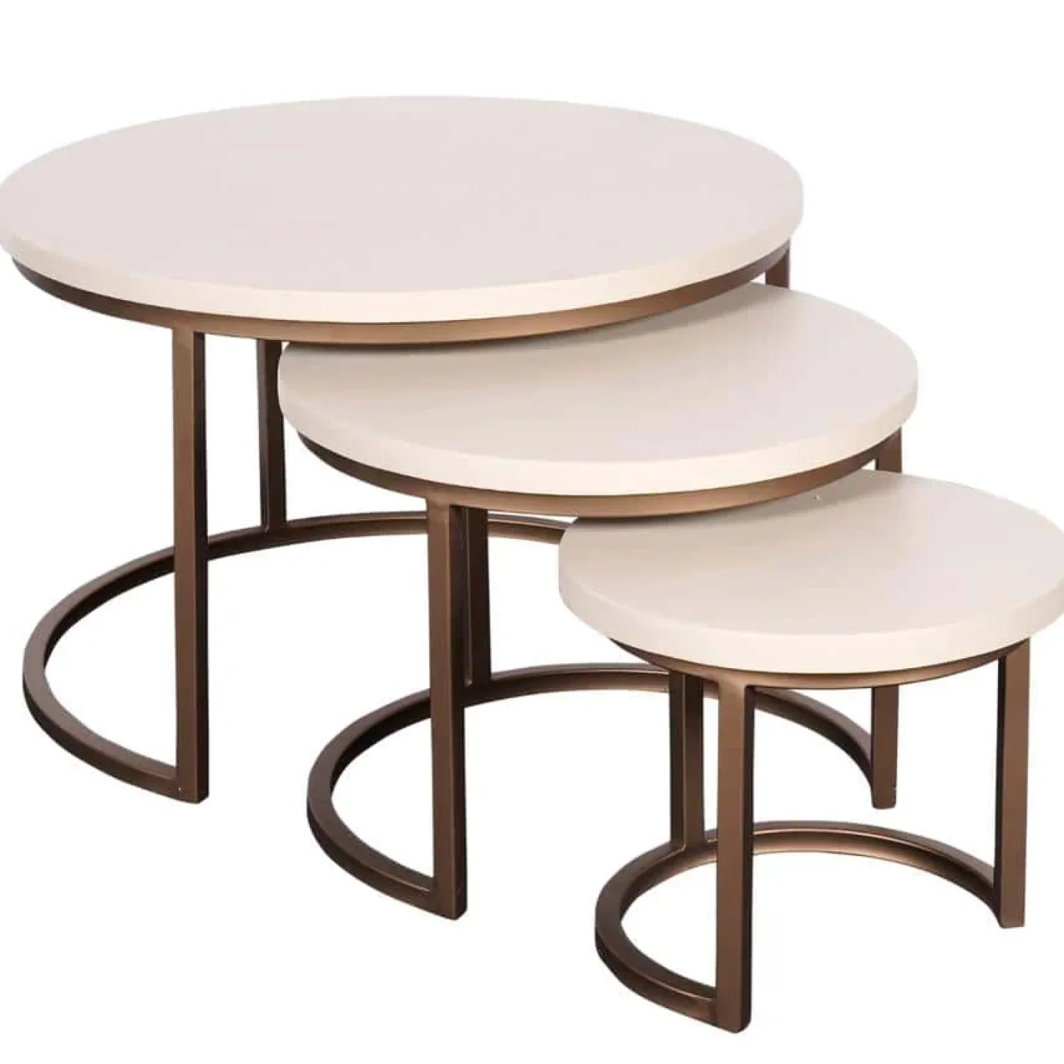 Furndea Salontafels|Salontafel Martin set van 3 Zand