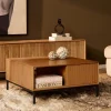 Furndea Salontafels|Salontafel Martin Vierkant Naturel 80cm
