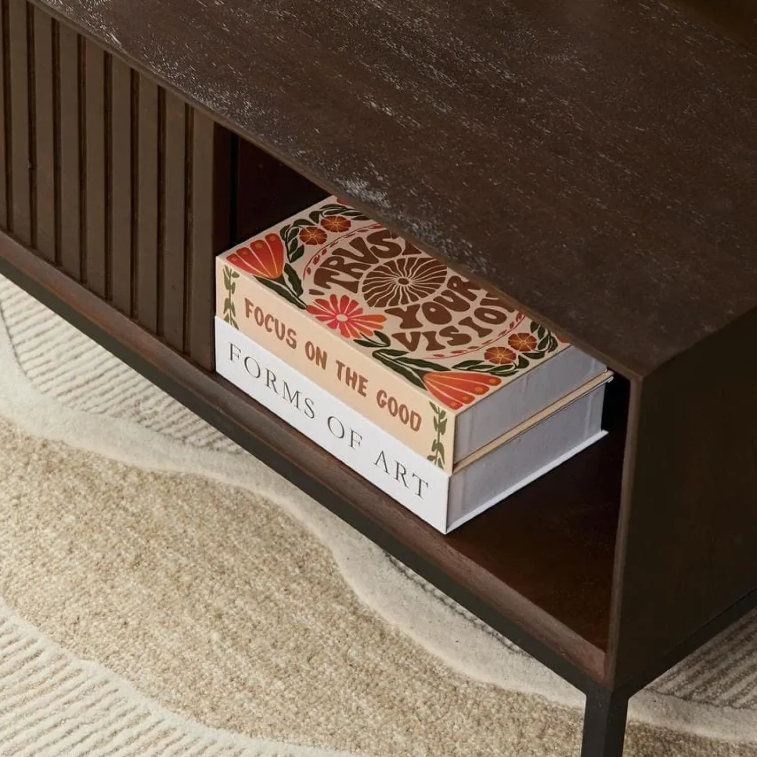 Furndea Salontafels|Salontafel Martin Walnoot 80cm Vierkant