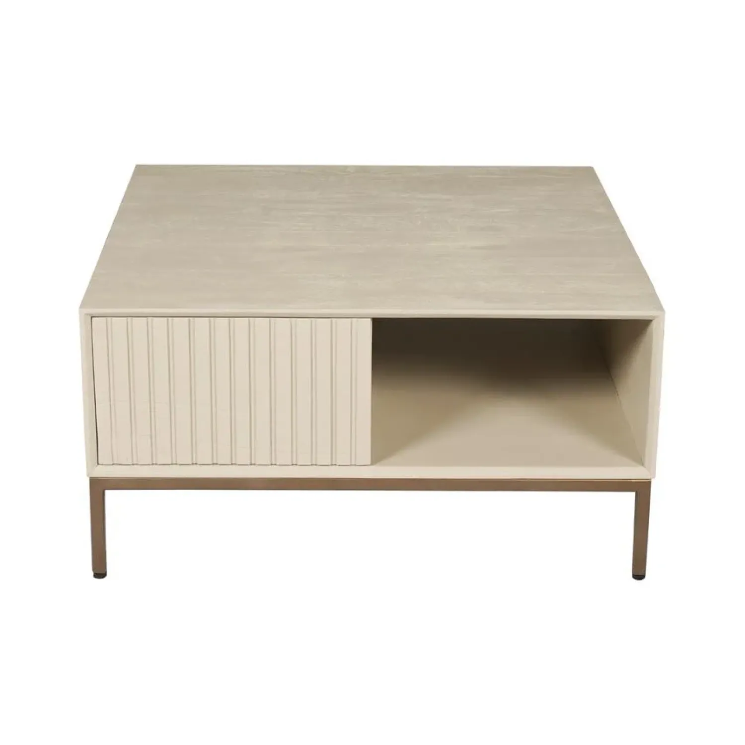 Furndea Salontafels|Salontafel Martin Zand vierkant 80 cm