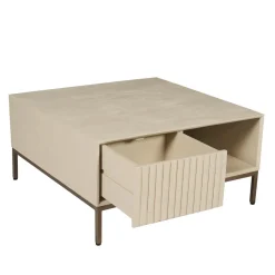 Furndea Salontafels|Salontafel Martin Zand vierkant 80 cm