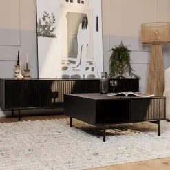 Furndea Salontafels|Salontafel Martin Zwart 80cm