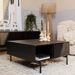 Furndea Salontafels|Salontafel Martin Zwart 80cm