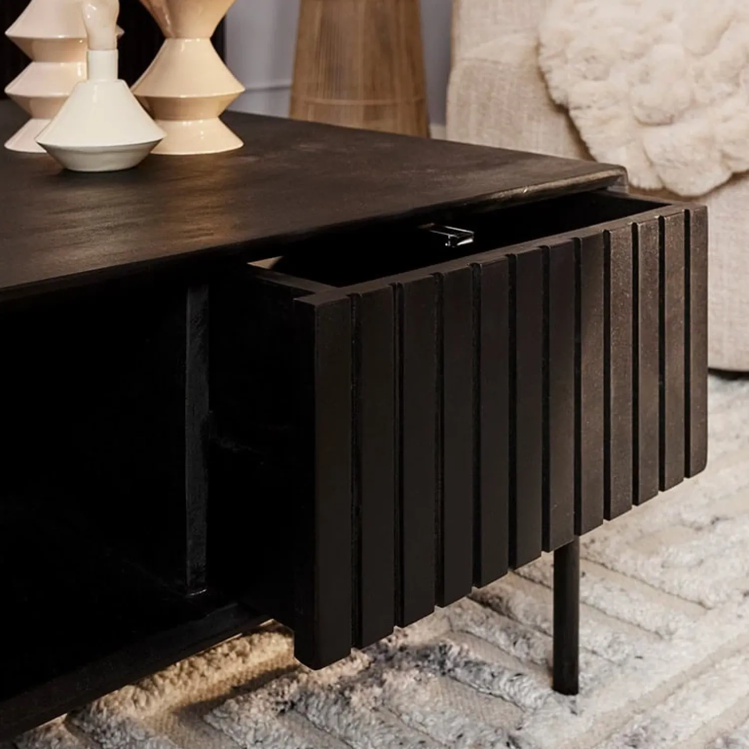 Furndea Salontafels|Salontafel Martin Zwart 80cm
