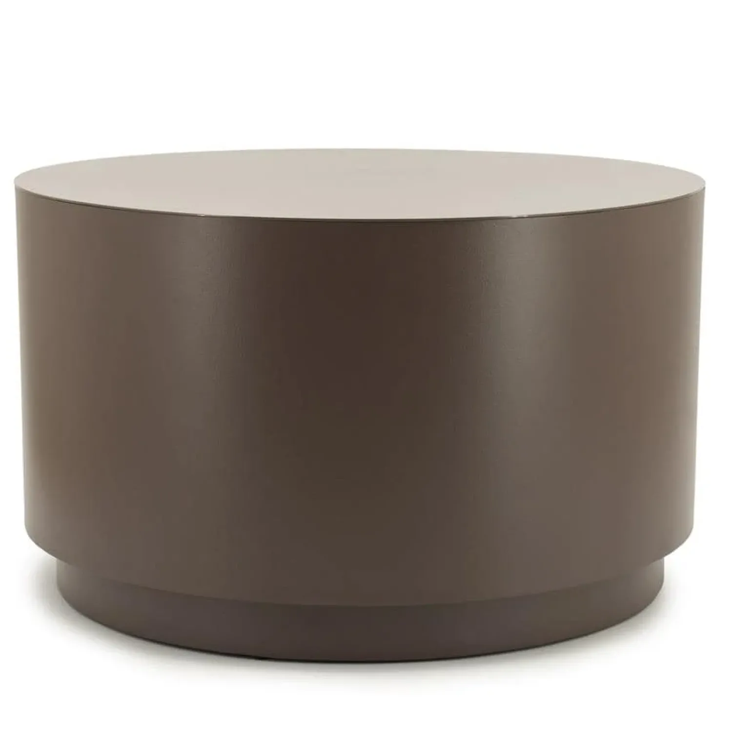 By Boo Salontafels|Salontafel Mesita rond Donkertaupe 60cm