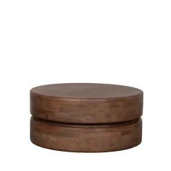 Label51 Salontafels|Salontafel Milly Naturel Mangohout 70cm Rond