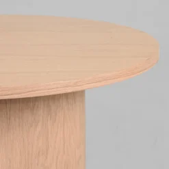 Label51 Salontafels|Salontafel Oliva hoog Naturel Eikenhout rond 60cm