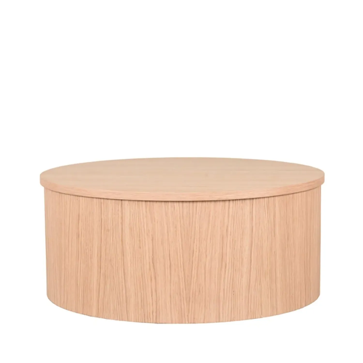 Label51 Salontafels|Salontafel Oliva laag Naturel Eikenhout rond 70cm