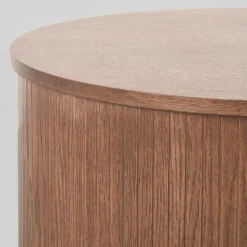 Label51 Salontafels|Salontafel Oliva laag Walnoot Eikenhout rond 70cm