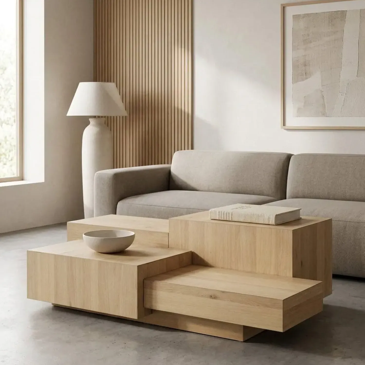 Eleonora Salontafels|Salontafel Quinten rechthoekig naturel 140cm
