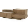 Eleonora Salontafels|Salontafel Quinten rechthoekig bruin 140cm