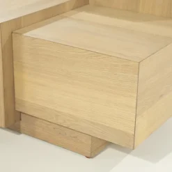 Eleonora Salontafels|Salontafel Quinten vierkant naturel 80cm