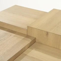 Eleonora Salontafels|Salontafel Quinten vierkant naturel 80cm