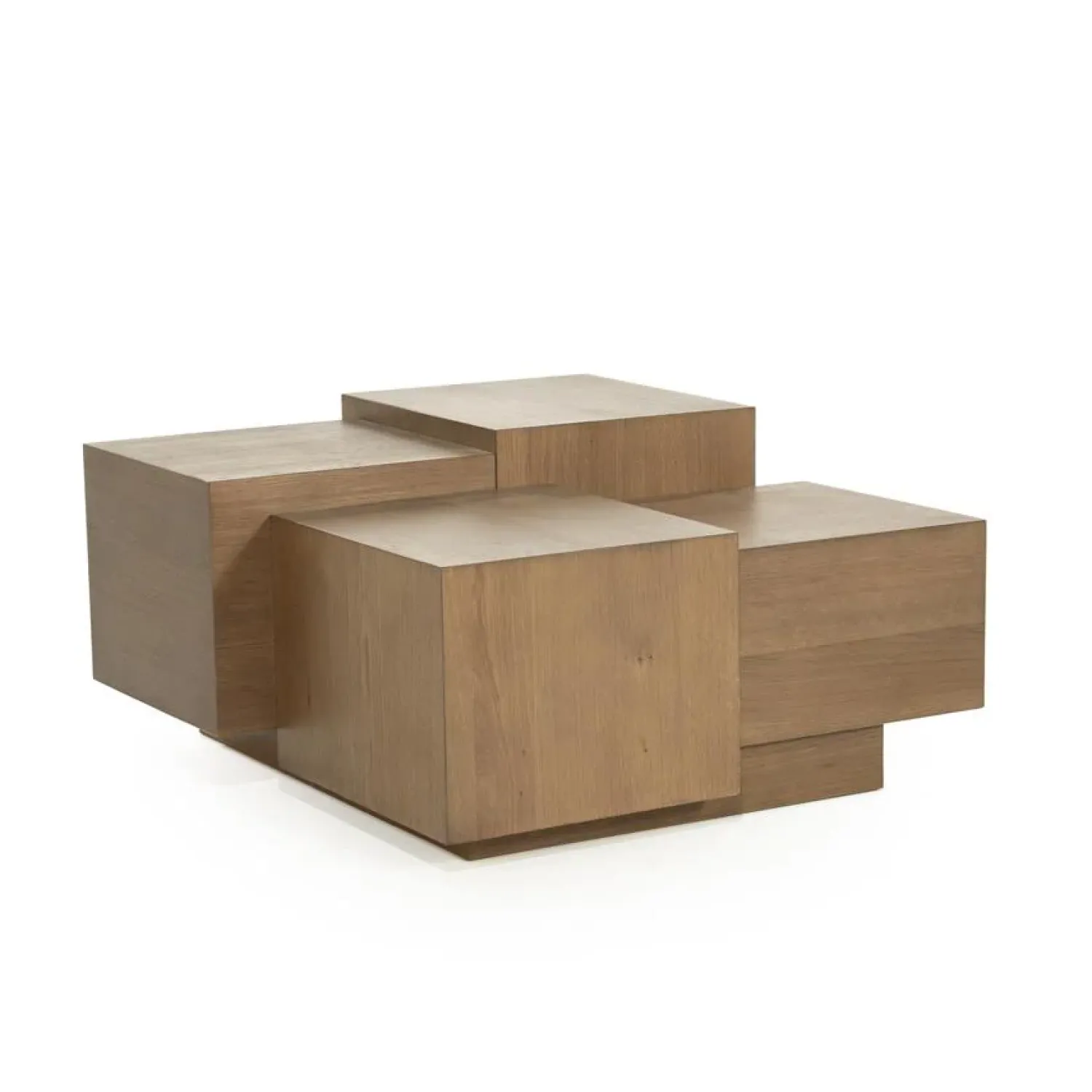 Eleonora Salontafels|Salontafel Quinten vierkant bruin 80cm
