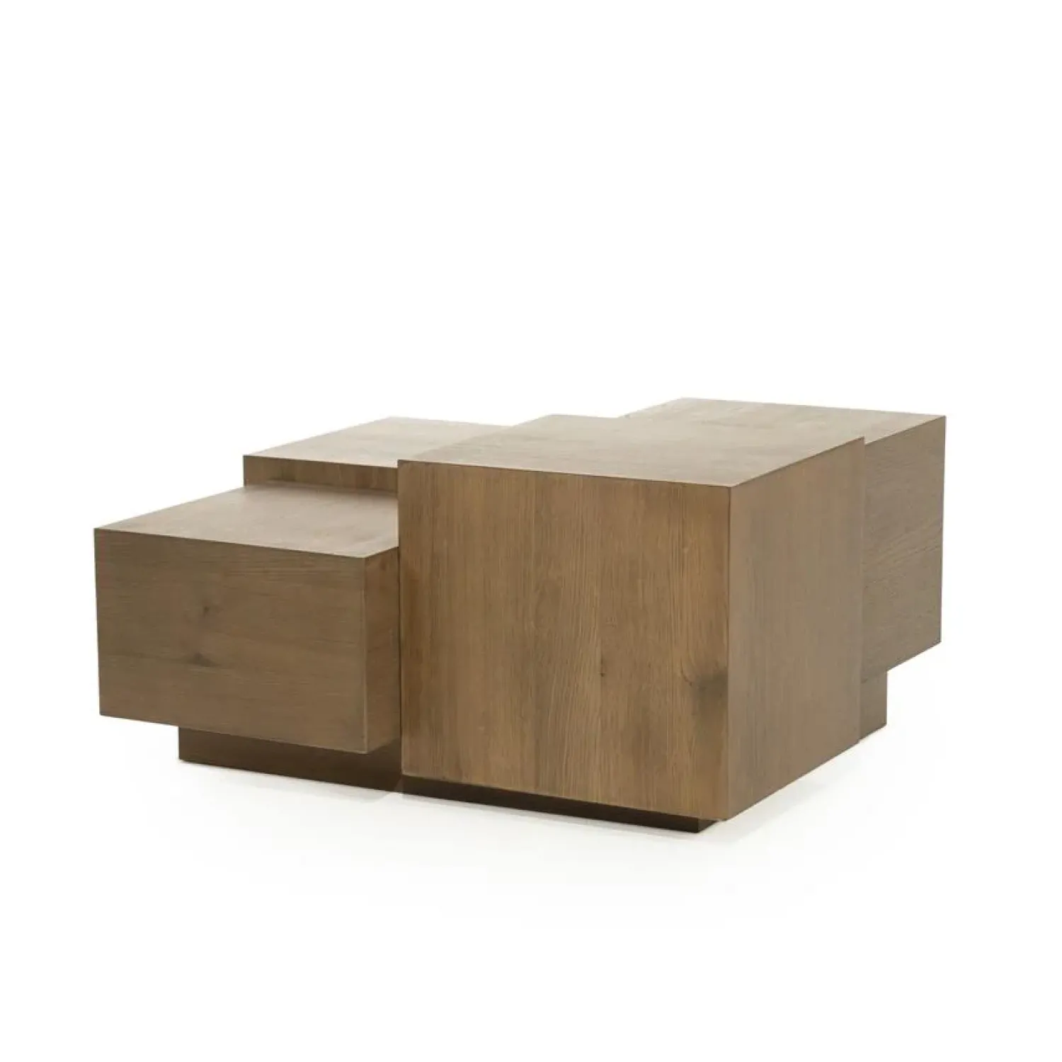 Eleonora Salontafels|Salontafel Quinten vierkant bruin 80cm